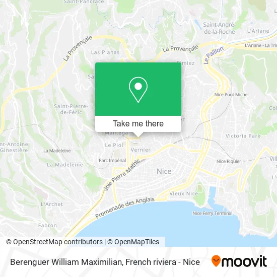 Berenguer William Maximilian map