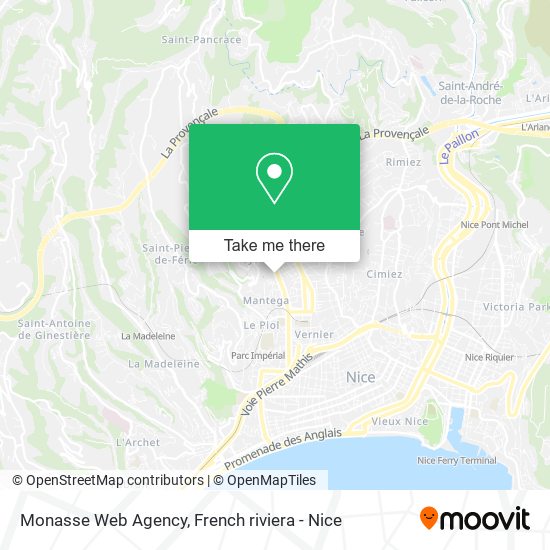 Mapa Monasse Web Agency