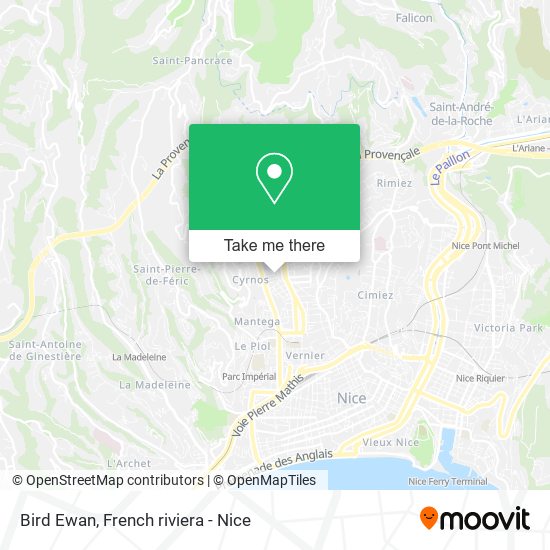 Bird Ewan map