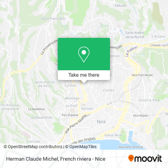 Herman Claude Michel map