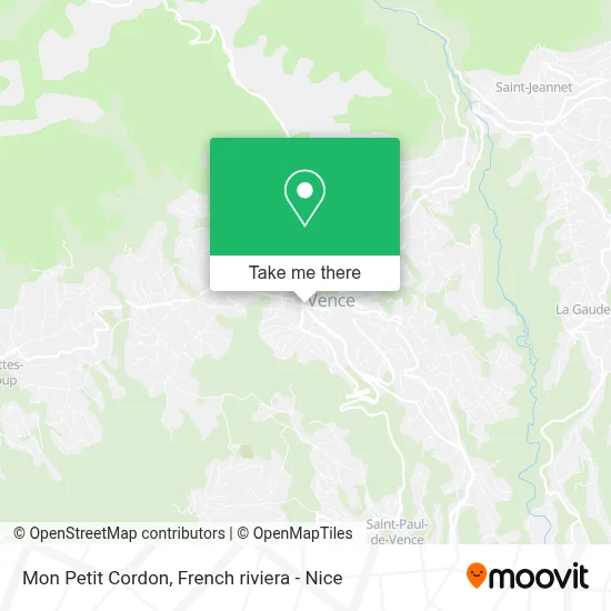 Mon Petit Cordon map