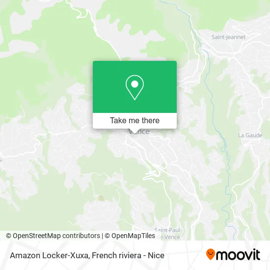 Amazon Locker-Xuxa map