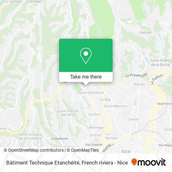 Bâtiment Technique Etanchéité map
