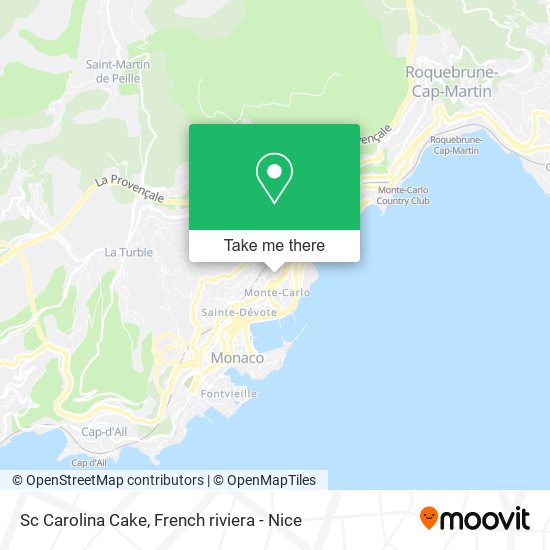 Sc Carolina Cake map