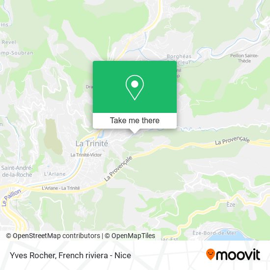 Yves Rocher map