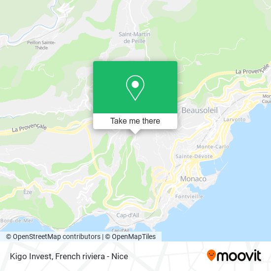 Kigo Invest map