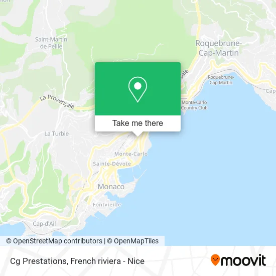 Cg Prestations map