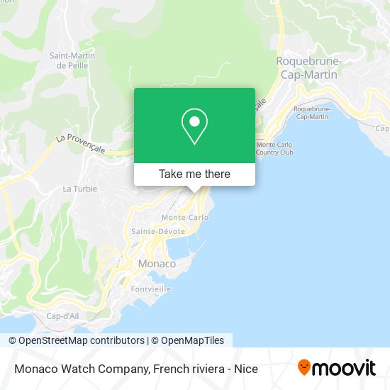Monaco Watch Company map