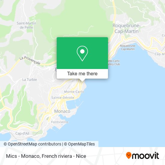 Mics - Monaco map