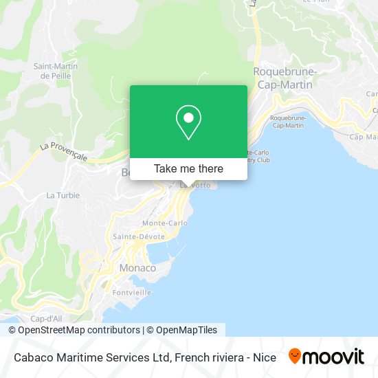 Mapa Cabaco Maritime Services Ltd