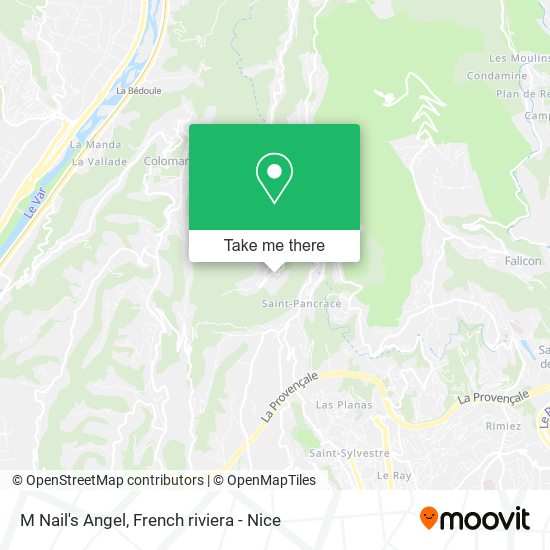 Mapa M Nail's Angel