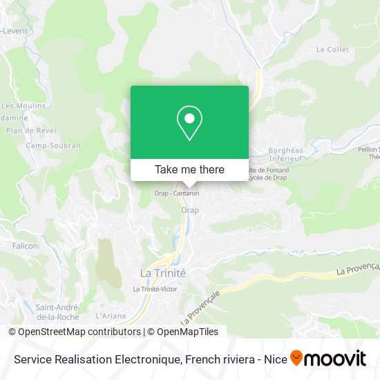 Service Realisation Electronique map