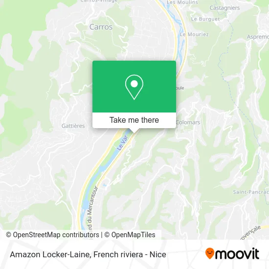 Amazon Locker-Laine map