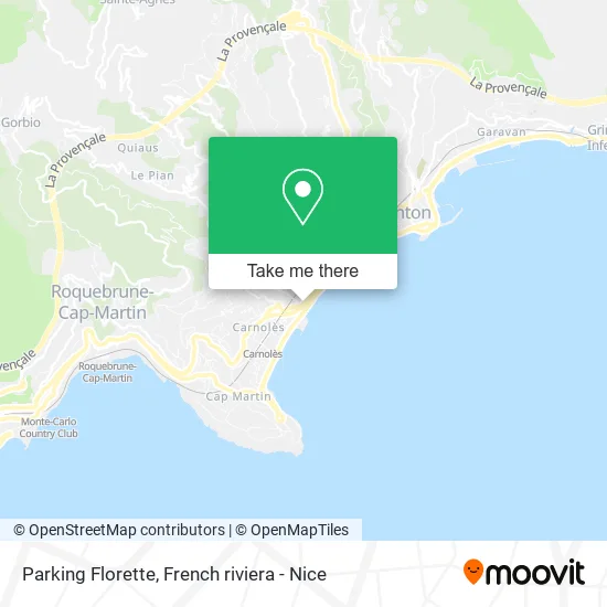 Parking Florette map