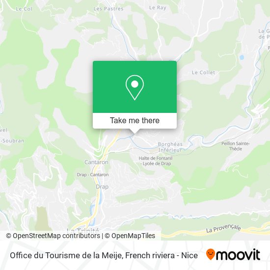 Office du Tourisme de la Meije map