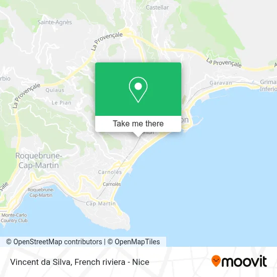 Vincent da Silva map