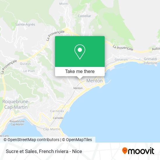 Sucre et Sales map