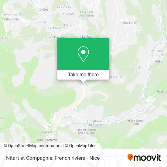 Nitart et Compagnie map