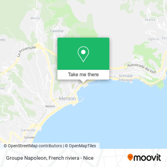 Mapa Groupe Napoleon