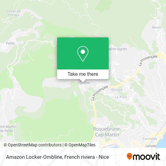 Mapa Amazon Locker-Ombline