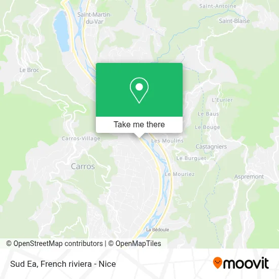 Sud Ea map