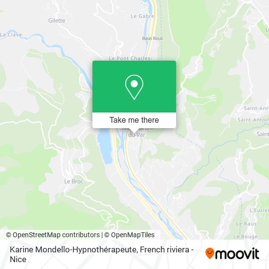 Karine Mondello-Hypnothérapeute map