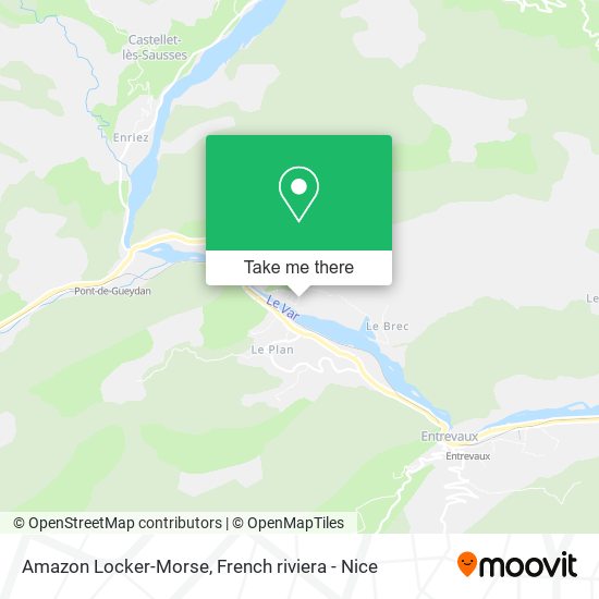Mapa Amazon Locker-Morse