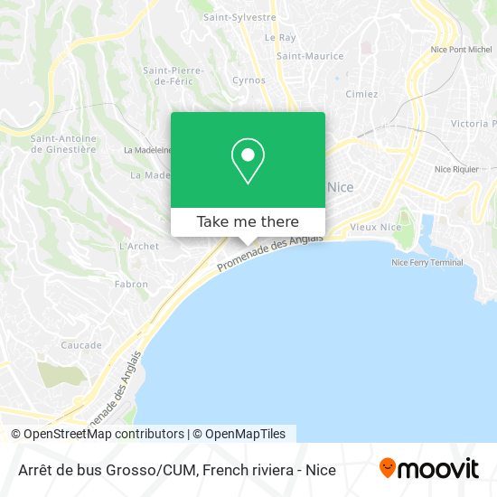 Arrêt de bus Grosso/CUM map