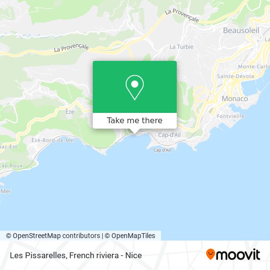 Les Pissarelles map