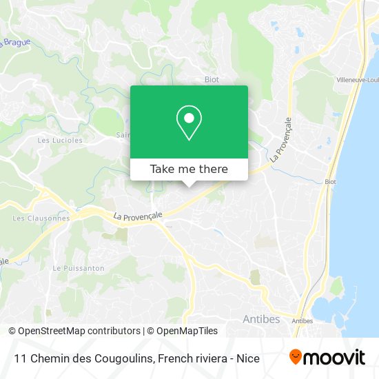 11 Chemin des Cougoulins map