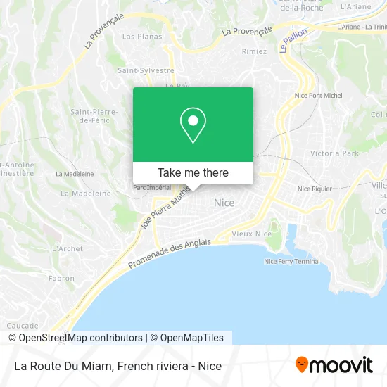 La Route Du Miam map