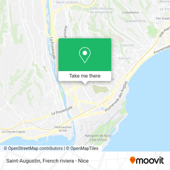 Saint-Augustin map
