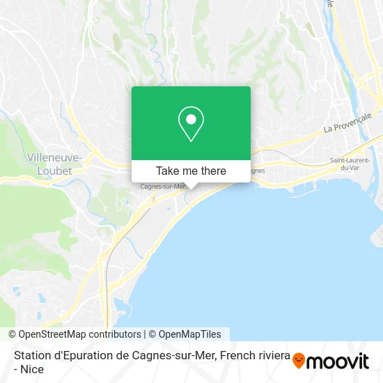 Station d'Epuration de Cagnes-sur-Mer map