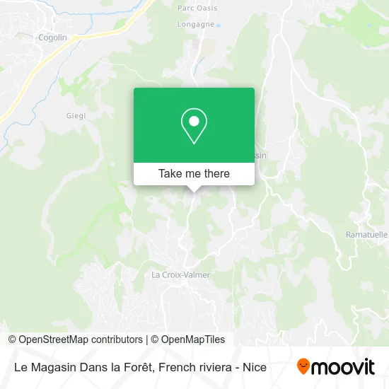 Le Magasin Dans la Forêt map