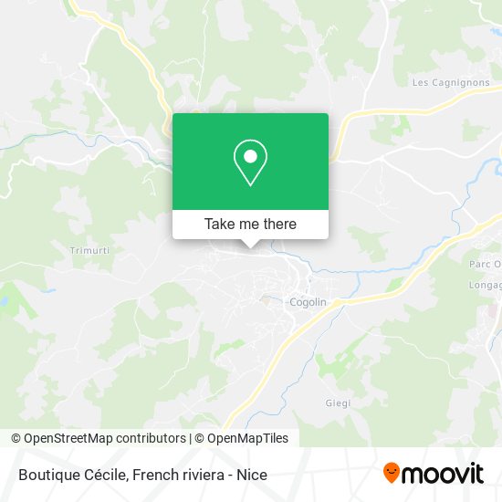 Mapa Boutique Cécile