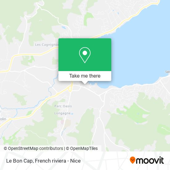 Mapa Le Bon Cap