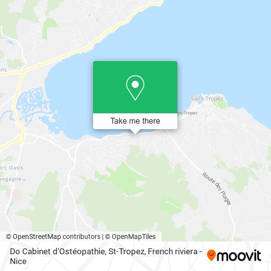 Do Cabinet d'Ostéopathie, St-Tropez map