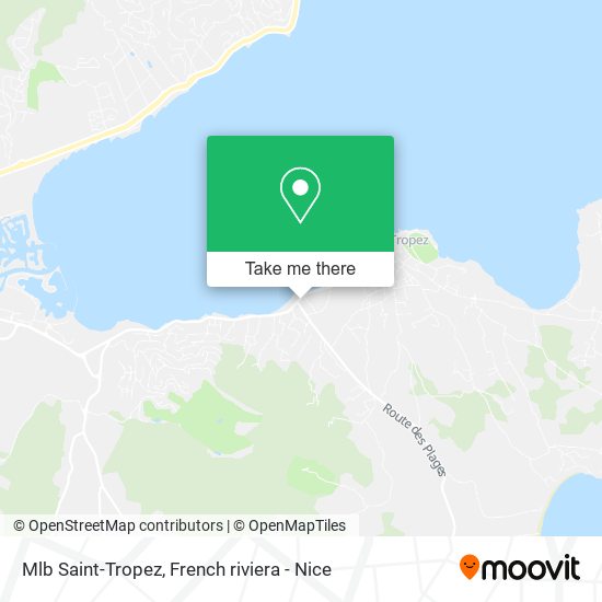 Mlb Saint-Tropez map