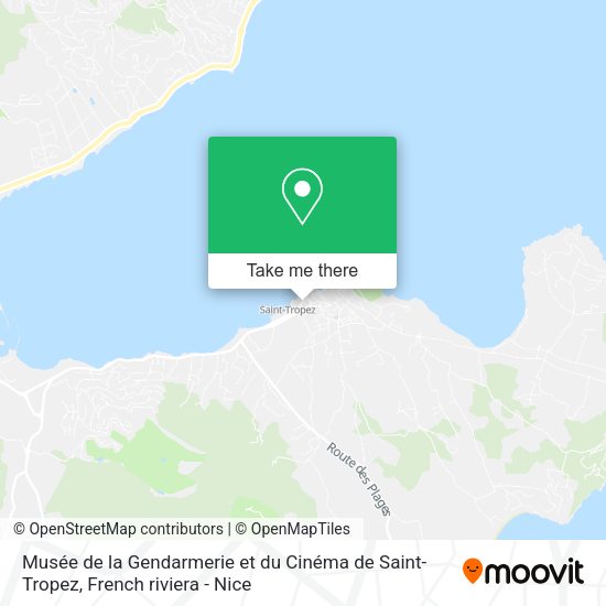Musée de la Gendarmerie et du Cinéma de Saint-Tropez map