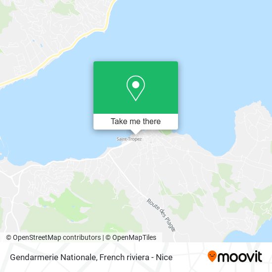 Mapa Gendarmerie Nationale