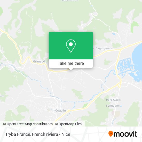 Tryba France map