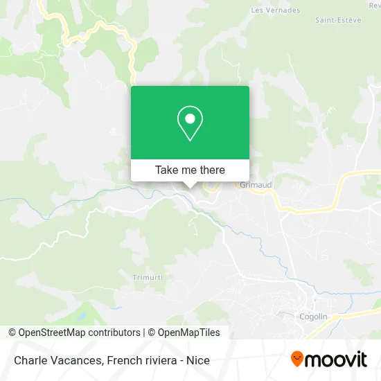 Charle Vacances map