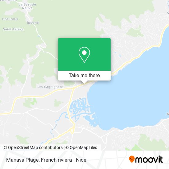 Manava Plage map