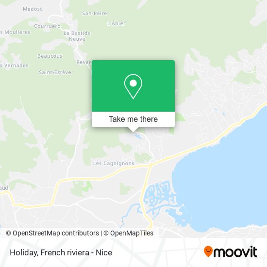 Holiday map