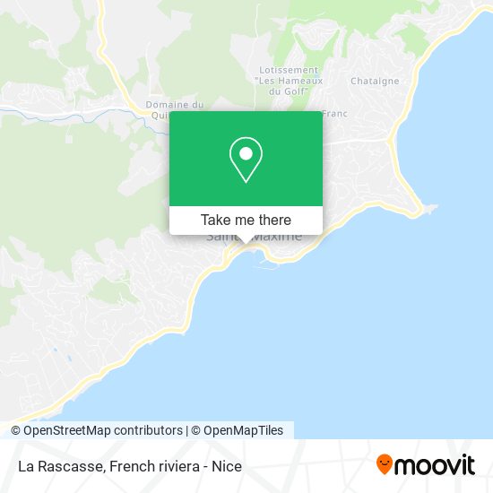 La Rascasse map