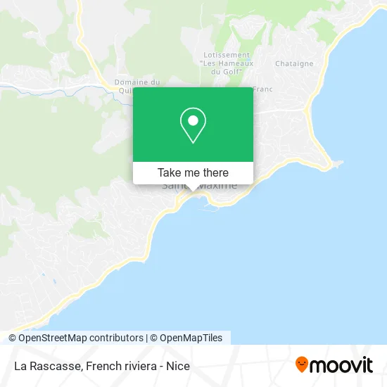 La Rascasse map