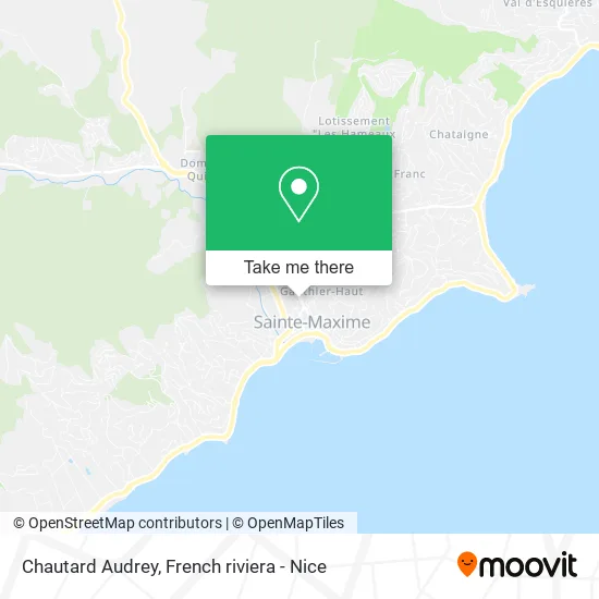 Chautard Audrey map