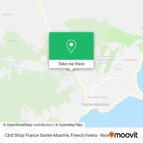 Cbd Shop France Sainte-Maxime map