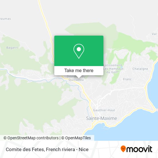 Comite des Fetes map