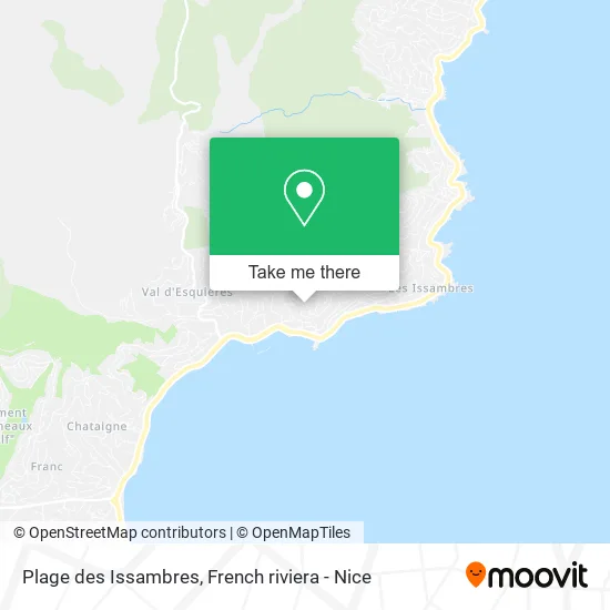 Plage des Issambres map